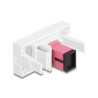 Delock Easy 45 Modul SC Simplex Buchse zu SC Simplex Buchse violett / weiß