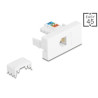 Delock Easy 45 Modul RJ12 Buchse zu LSA UTP weiß
