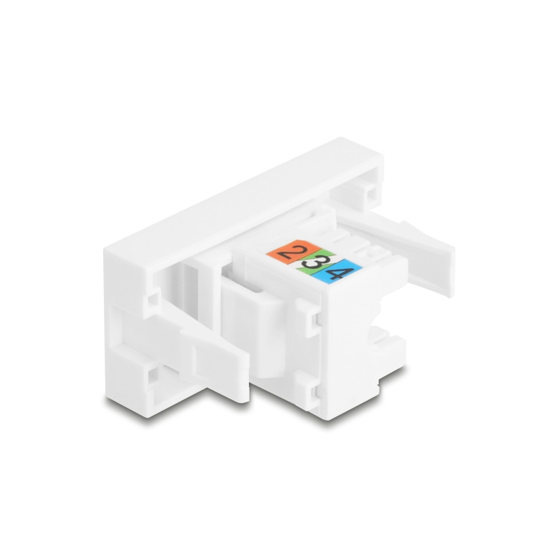 Delock Easy 45 Modul RJ12 Buchse zu LSA UTP weiß