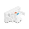 Delock Easy 45 Modul RJ12 Buchse zu LSA UTP weiß