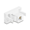 Delock Easy 45 Modul RJ12 Buchse zu RJ12 Buchse UTP weiß