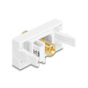 Delock Easy 45 Modul Polklemme zu Gewindebuchse schwarz / weiß