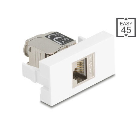 Delock Easy 45 Modul RJ45 Buchse zu LSA Cat.6A mit LED