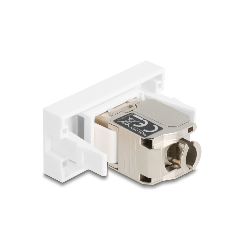 Delock Easy 45 Modul RJ45 Buchse zu LSA Cat.6A mit LED