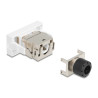 Delock Easy 45 Modul RJ45 Buchse zu LSA Cat.6A 180° werkzeugfrei
