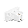 Delock Easy 45 Modul USB 2.0 Typ-A Buchse zu USB 2.0 Typ-A Buchse weiß