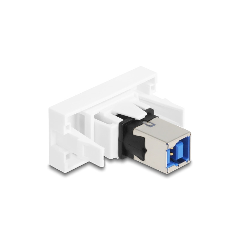 Delock Easy 45 Modul USB 5 Gbps Typ-A Buchse zu USB 5 Gbps Typ-B Buchse weiß