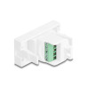 Delock Easy 45 Modul USB 2.0 Typ-A Buchse zu Terminalblock weiß