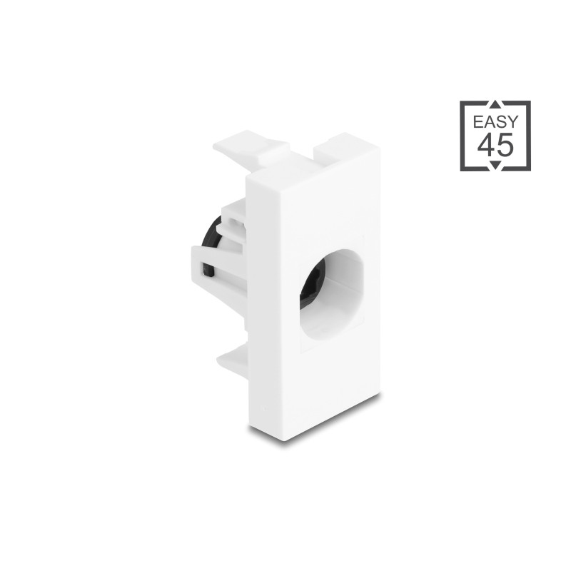 Delock Easy 45 Modul TOSLINK Buchse zu Buchse weiß