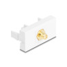 Delock Easy 45 Modul SMA Buchse zu SMA Buchse weiß