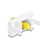 Delock Easy 45 Modul ST Simplex Buchse zu ST Simplex Buchse weiß