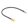 Delock Antennenkabel RP-SMA Buchse zum Einbau zu TS-9 Stecker RG-174 20 cm