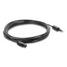 Delock TOSLINK Kabel mini TOSLINK 3,5 mm Stecker auf TOSLINK Stecker, Ø 2,2 mm, 3 m, schwarz