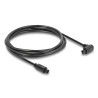 Delock TOSLINK Kabel Stecker 90° gewinkelt auf Stecker gerade, Ø 4 mm, 1,5 m, schwarz