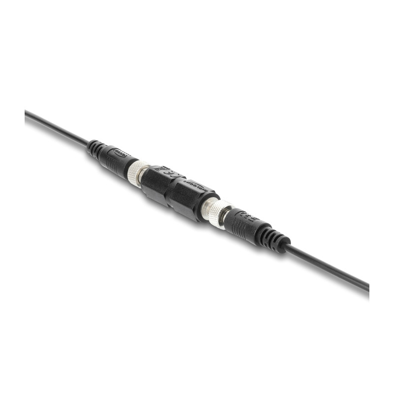 Delock Hohlstecker Adapter DC 5,5 x 2,1 mm Buchse auf Buchse mit Gewinde gerade