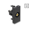 Delock Easy 45 Modul Cinch Buchse zu Cinch Buchse gelb / schwarz