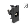 Delock Easy 45 Modul Cinch Buchse zu Cinch Buchse weiß / schwarz