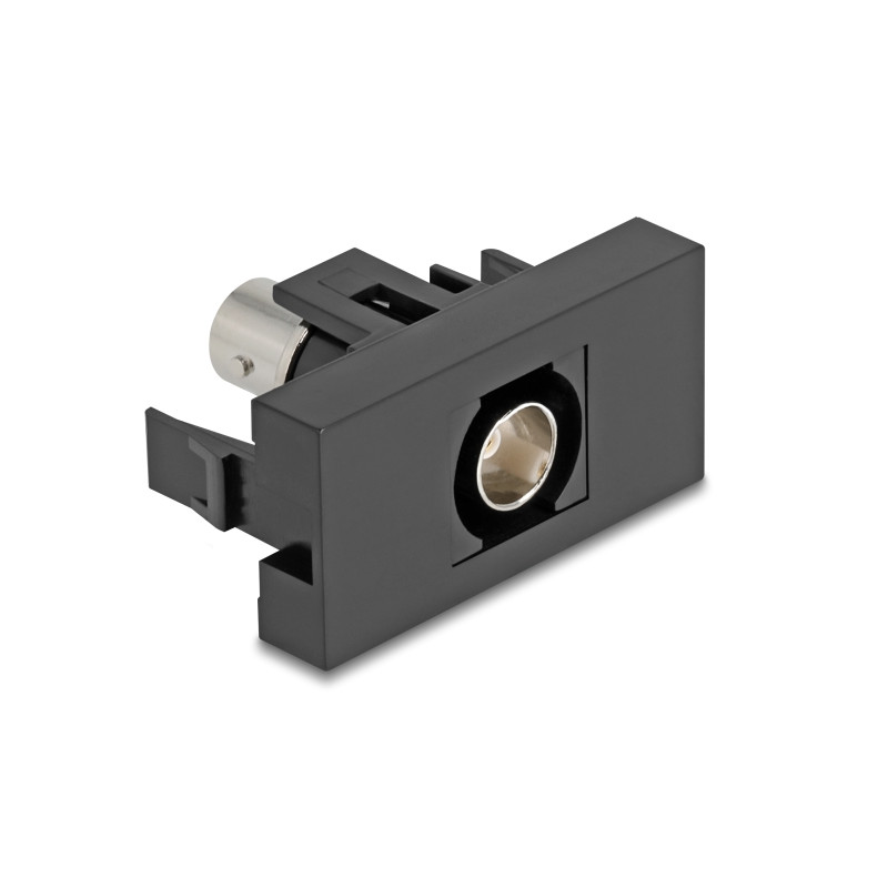 Delock Easy 45 Modul BNC Buchse zu BNC Buchse schwarz