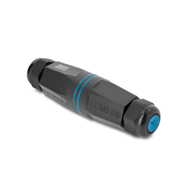 Delock Kabelverbinder für Keystone Module und Kupplungen mit M32 x 1,5 mm Gewinde IP68 staub- und wasserdicht