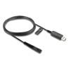 Delock USB Ladekabel 12 V für Elektrorasierer kompatibel mit Braun Series 1, 3, 5, 7, 9 - Rasierer Ladegerät Ersatzkabel 1 m