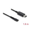 Delock USB Ladekabel 3,5 V für Elektrorasierer kompatibel mit Wahl Color Pro 9649 - Rasierer Ladegerät Ersatzkabel 1,8 m