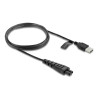 Delock USB Ladekabel / USB Ladeadapter 5 V für Elektrorasierer kompatibel mit Remington HC4250, MB4200, MB6850, XR1330 Serie - R