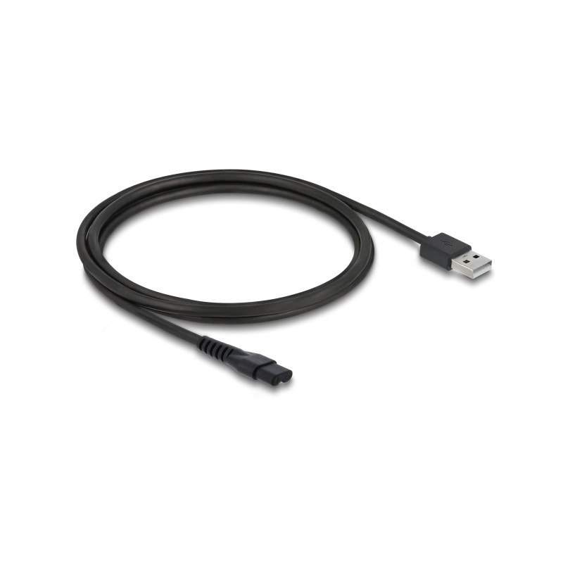 Delock USB Ladekabel 5 V für Elektrorasierer kompatibel mit MANSCAPED 2.0 / 3.0 Serie - Rasierer Ladegerät Ersatzkabel 1,2 m