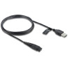 Delock USB Ladekabel 5 V für Elektrorasierer kompatibel mit Hatteker RFC-588, RFC-598, RFC-690, RFC-692, RFC-696, RSCX-7568, RSC