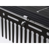 Delock Klammer für Tierabwehr Barriere / Taubenabwehr für Photovoltaik Solarmodule Aluminium