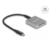 Delock USB Type-C™ Card Reader für SD Express (SD 7.1) Speicherkarten