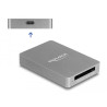 Delock USB Type-C™ Card Reader im Aluminium Gehäuse für CFexpress oder XQD Speicherkarten