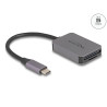 Delock USB Type-C™ Card Reader im Aluminium Gehäuse für SD oder Micro SD Speicherkarten