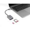 Delock USB Type-C™ Card Reader im Aluminium Gehäuse für SD oder Micro SD Speicherkarten