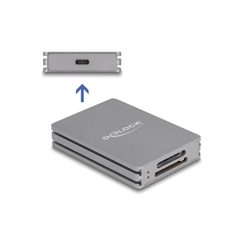 Delock USB Type-C™ Card Reader für SD und CFexpress Typ A Speicherkarten