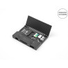 Delock Card Reader USB 5 Gbps USB Type-C™ / Typ-A für SD und Micro SD Speicherkarten mit praktischem Speicherkarten Etui - schwa
