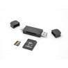 Delock Card Reader USB 5 Gbps USB Type-C™ / Typ-A für SD und Micro SD Speicherkarten schwarz