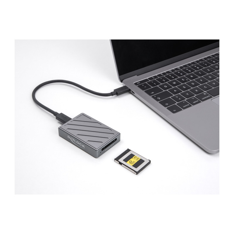 Delock 40 Gbps USB Type-C™ Card Reader für CFexpress Typ B Speicherkarten