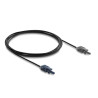 Delock LWL POF Kunststoff Kabel HFBR 4503-4513Z Simplex Stecker zu Simplex Stecker 3 m