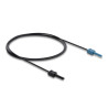 Delock LWL POF Kunststoff Kabel HFBR 4531-4533Z Simplex Stecker zu Simplex Stecker 1 m