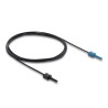 Delock LWL POF Kunststoff Kabel HFBR 4531-4533Z Simplex Stecker zu Simplex Stecker 2 m
