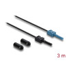 Delock LWL POF Kunststoff Kabel HFBR 4531-4533Z Simplex Stecker zu Simplex Stecker 3 m