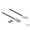 Delock LWL POF Kunststoff Kabel HFBR 4506-4516Z Duplex Stecker zu Duplex Stecker 1 m