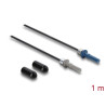 Delock LWL POF Kunststoff Kabel HFBR 4501-4511Z Simplex Stecker zu Simplex Stecker 1 m