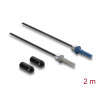 Delock LWL POF Kunststoff Kabel HFBR 4501-4511Z Simplex Stecker zu Simplex Stecker 2 m