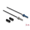 Delock LWL POF Kunststoff Kabel HFBR 4501-4511Z Simplex Stecker zu Simplex Stecker 3 m
