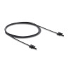 Delock LWL POF Kunststoff Kabel HFBR 4532-4532Z Simplex Stecker zu Simplex Stecker 2 m