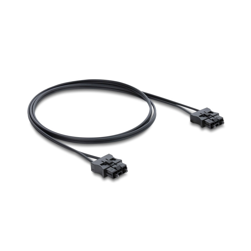 Delock LWL POF Kunststoff Servo Anschlusskabel Stecker zu Stecker Durchmesser 2,2 mm 1 m schwarz