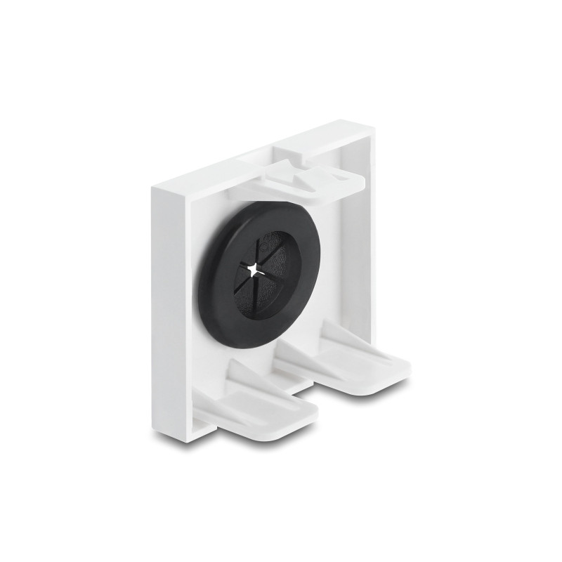 Delock Easy 45 Kabeldurchführung rund Ø 16 mm weiß / schwarz