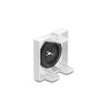 Delock Easy 45 Kabeldurchführung rund Ø 23 mm weiß / schwarz