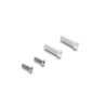 Delock Panel Mount LC Duplex Buchse zu LC Duplex Buchse mit Laserschutzklappe innen silber / grün / weiß